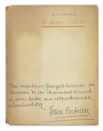 COCTEAU, JEAN. La Lampe dAladin. Poèmes.